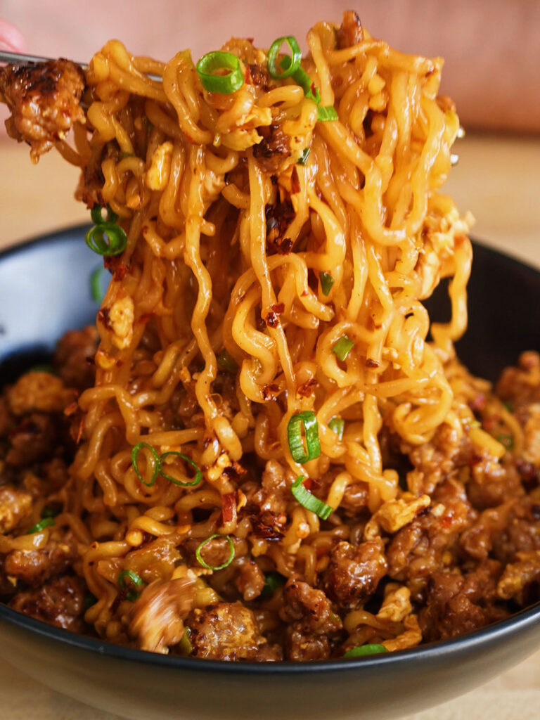 Budget-Spicy-Pork-Ramen-Pull-Shot
